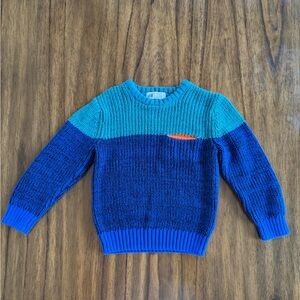 H&M Teal Knit Sweater 2-4Y